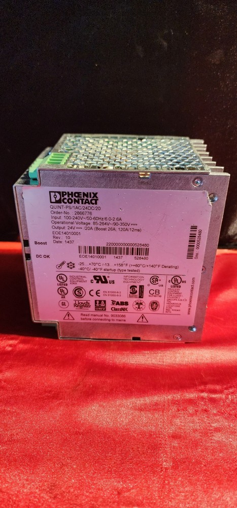 Phoenix Contact QUINT-PS/1AC/24DC/20 Power Supply Unit
