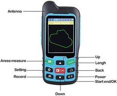 Handheld GPS Survey Equipment, GPS Land Measuring Instrument, Mini Handheld GPS