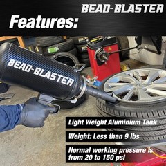LAUCO Handheld Tire Bead Seater – Professional Automotive Tools, Carbon Fiber