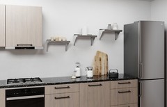 10 in. x 16 in. Stainless Steel Wall Shelf