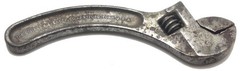 Vintage The Billings & Spencer 8″ S Shaped Crescent Adjustable Wrench USA Used