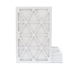 14x25x1 MERV 11 Pleated AC Furnace Air Filters. 6 Pack. Made in USA.