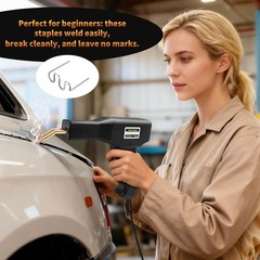 Instant On/Off Plastic Welder with 1200PCS Staples for Automotive and Household