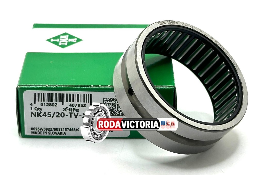 INA NK45/20 MACHINED NEEDLE ROLLER BEARING 45x55x20mm