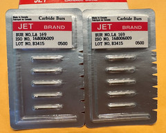 KERR JET Dental Carbide Bur RA 169 170 171 taper fissure plain. Canada