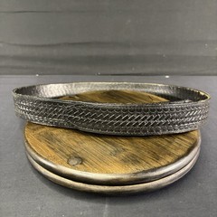 Bianchi Duty Belt Size 34″ Waist 1.5″ Wide Black Basketweave Leather