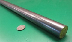 4140 Alloy Steel CF Rod, 1.00″ Diameter +/-.007″ x 2 Ft Length