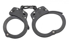 Smith & Wesson Model 100 Blued 350101 Police Double Lock Handcuffs