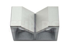 8″ CAST IRON PAIR JUMBO V-BLOCKS V-BLOCK VBLOCKS GROUND R