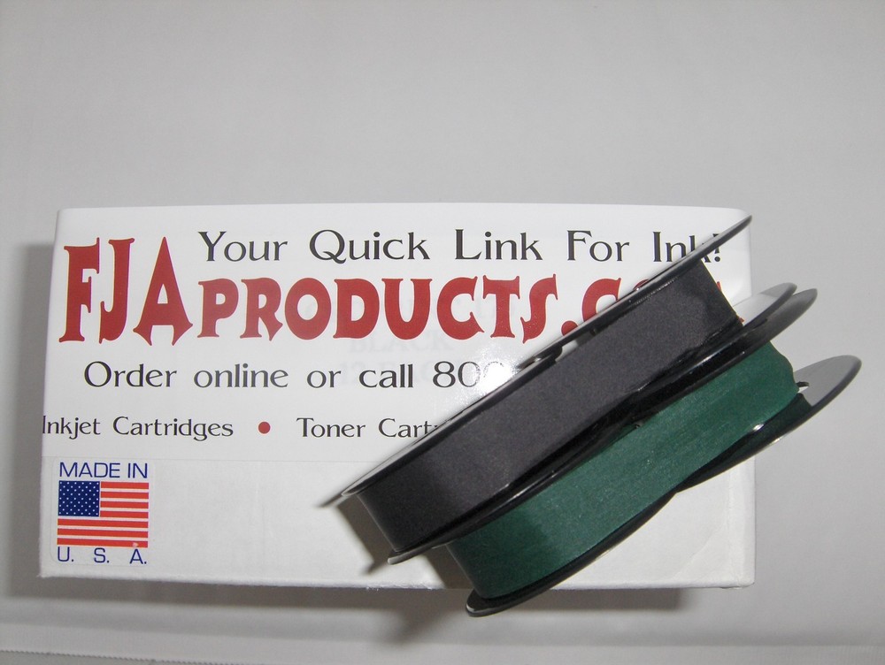 New Ink Ribbons for the Portable Royal Quiet Deluxe Typewriter – Black & Green