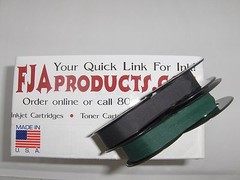 New Ink Ribbons for the Portable Royal Quiet Deluxe Typewriter – Black & Green