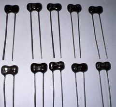 Silver Mica Capacitor 27PF 500V 5% New Quantity of 10 by Sangamo 30 Day Returns.