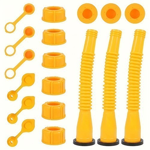 3x Replacement Gas Can Spout Nozzle Vent Kit for Plastic Gas Cans Old Style Cap7