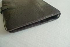 MULBERRY – A5 OSTRICH TEXTURED LEATHER PLANNER & PAPER SHEETS – MADE IN UK