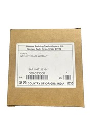 Siemens HTRI-R Intel Interface With Relay 500-033300 Fire Alarm Device
