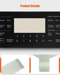 DG34-00032A Oven Membrane Switch Touchpad Overlay Fit for Samsung Range Stove…