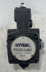 New Hyvair Vane Pump PCV5-1K-2AK-1 0.66 Cu. In. Displ. CW Rotation Fast Shipping