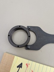 KNURLED RING NUT & BAD WRENCH – 5C COLLET DRAWBAR BAR CLOSER HOLDER !Charity!