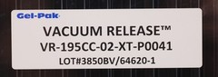 (25 Count) Gel-Pak VR-195CC-02-XT-P0041 Vacuum Release Tray 2″