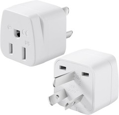 2 Pack US to Australia/New Zealand Plug Adapter, Type I Travel Power Adapter wit