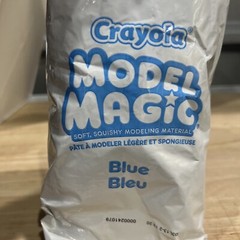 NEW! Crayola (4) 8oz Packs Model Magic Modeling Compound – BL, RD, WT, YL 574415