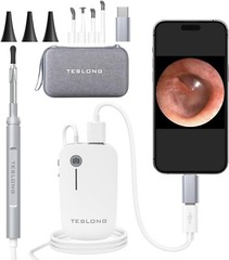 TESLONG 4.3mm WiFi Digital Otoscope Endoscope camera Ear Pick for iPhone Android