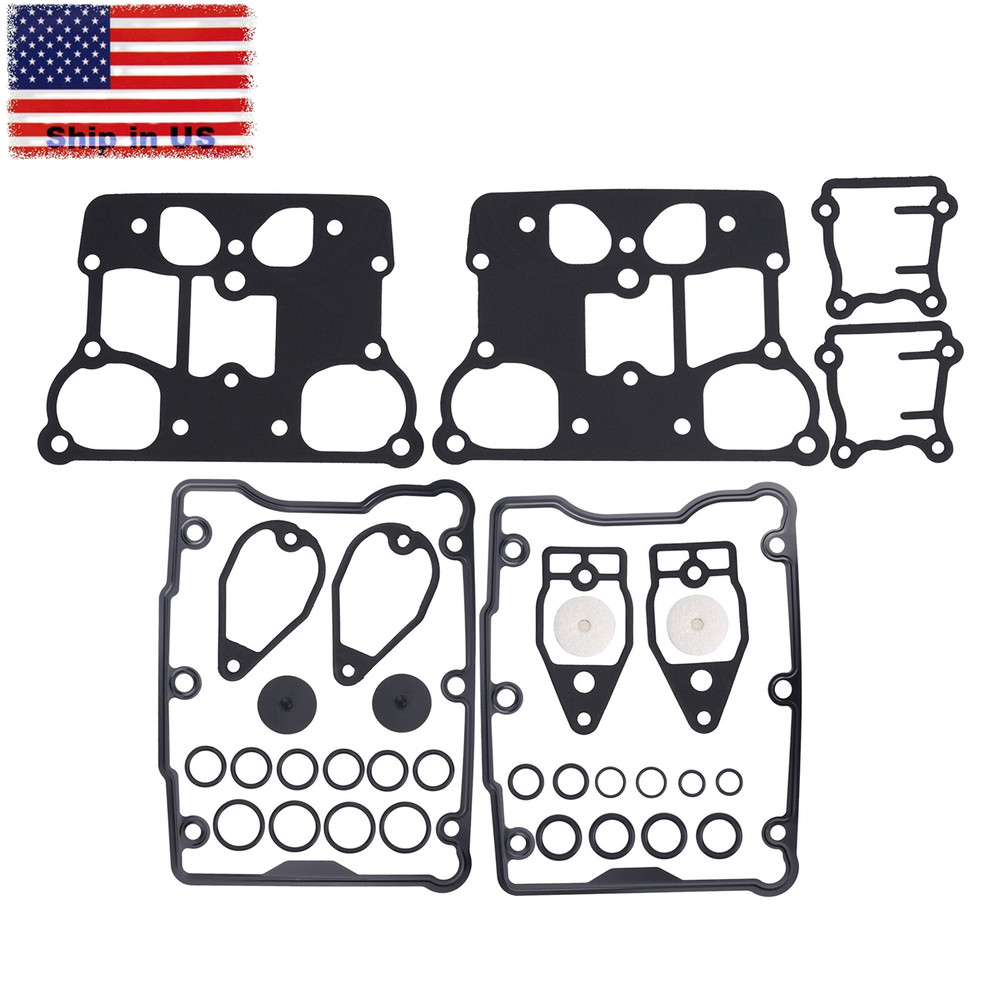 Fit For 1999-2017 Harley Twin Cam Gasket Rocker Box Gasket Kit