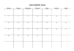 2.99 *ON SALE* 2026 Calendar Printable Landscape,Monthly Planner DOWNLOAD PDF v1