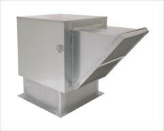8′ Commercial Kitchen Wall Canopy Hood, Exhaust Fan, and Supply Fan Package