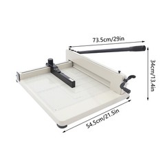NEW Heavy Duty Guillotine Paper Cutter – 17″ Commercial Metal Base A3/A4 Trimmer