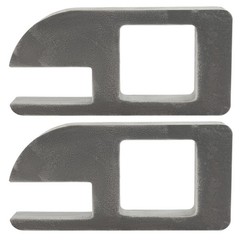 2pcs Steel Quick Attach Bracket 1-1/2″ For Cat Fusion Coupler Loader mounts
