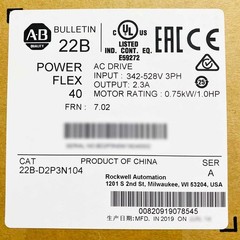 22B-D2P3N104 22BD2P3N104 Allen Bradley PowerFlex 40 AC Drive SURPLUS IN BOX 2023