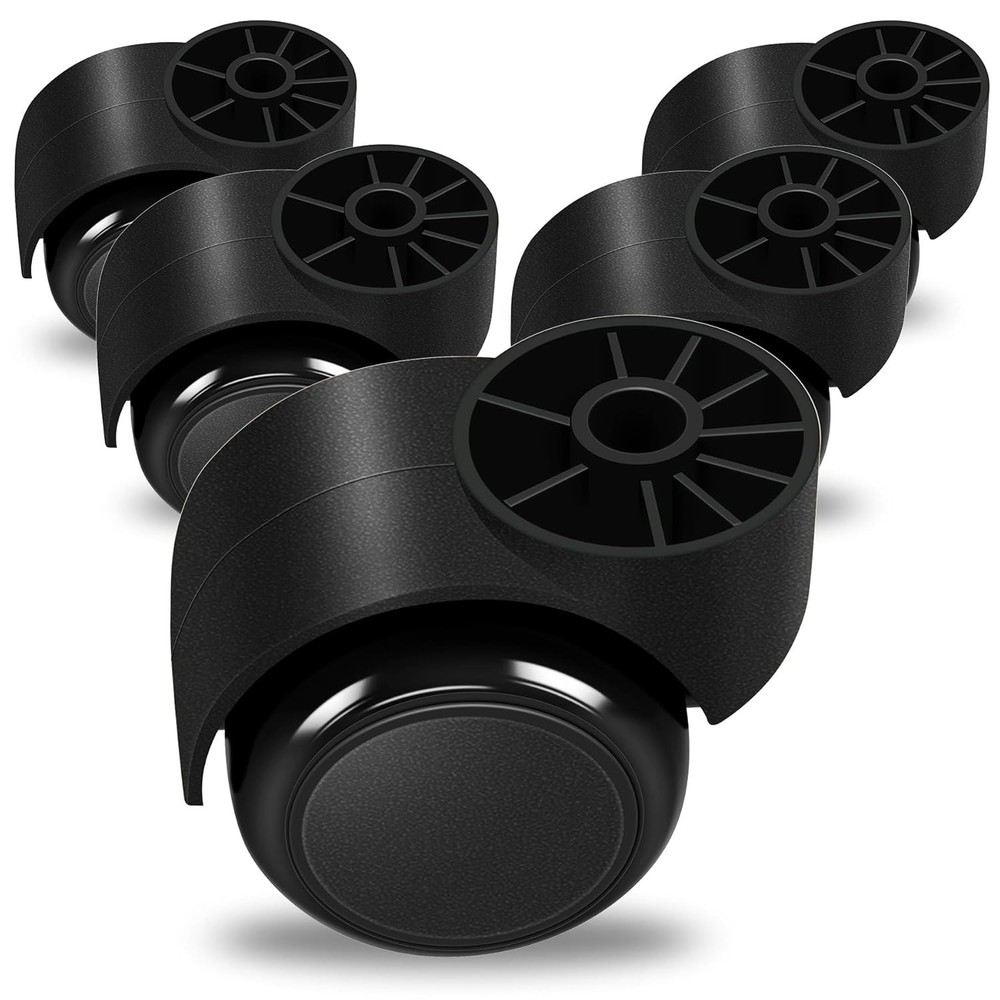 Stemless Office Chair Casters 2in Silent Rolling Wheels Replacement 5PCS Set New