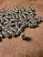 1/4-28 Straight Grease Zerk Fitting Nipple Fitting Qty “50” pc Umeta Germany