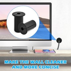 Starlink Cable Routing Kit for 3/4” Wall Hole, 26x38mm/1.02×1.5inch, Black