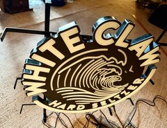 White Claw LED Faux Neon Illuminated Sign 24″ Black DC24V LED 3000mA
