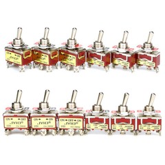 Toggle Switch On Off On 2/3 Position SPDT 15A 250v 2-6 Pin for Car Boat Marine