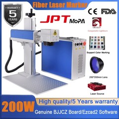 US Ship JPT M7 200W Fiber Laser Marking Machine Metal Steel Color Marker Engrave