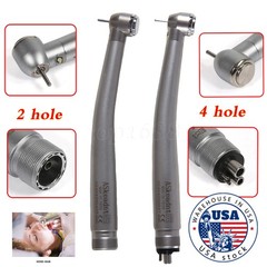 PANA MAX Pieza Mano Dental de Alta Velocidad Turbina Aire Pulsador 2/4H w/ LED