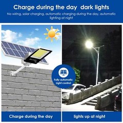 4500000000LM Commercial Solar Street Light Motion Sensor Backyard Road Wall Lamp