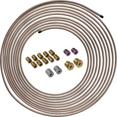 3/16 Copper-Nickel Coated Alloy Brake Line Tubing Coil Kit – NEW