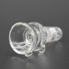 Clear Lab Glass Slide Maria Funnel Bowl 10 14mm 18mm Fitting Tobacco Hookah Bong