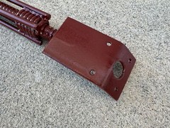 Sandbaggy Adjustable Concrete Turnbuckle Form Aligner with 5″ x 3″ Bent Plate