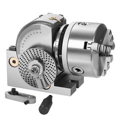 Dividing Head Precision BS-4in/5in/6in 3-Jaw Indexing Head Tailstock Chuck Tool
