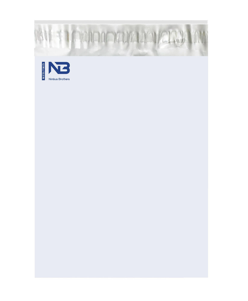 NB 12×15.5 Inch – 10 Pcs White Poly Mailers Strong 12″x15.5″ 10pc,
