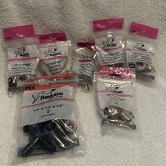 7pc Lot Of SharkBite 1/2 Straight & Elbow Connectors. See Pictures