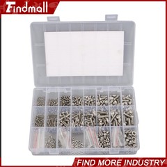 1625Pcs M2 M3 M4 M5 Metric Screw Assortment,304 Stainless Steel Bolts and Nuts