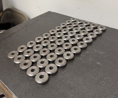 50 Steel Flat Washers .313″ ID x 1″ OD x .300″ Thick – Spacer Discs CNC Hardware