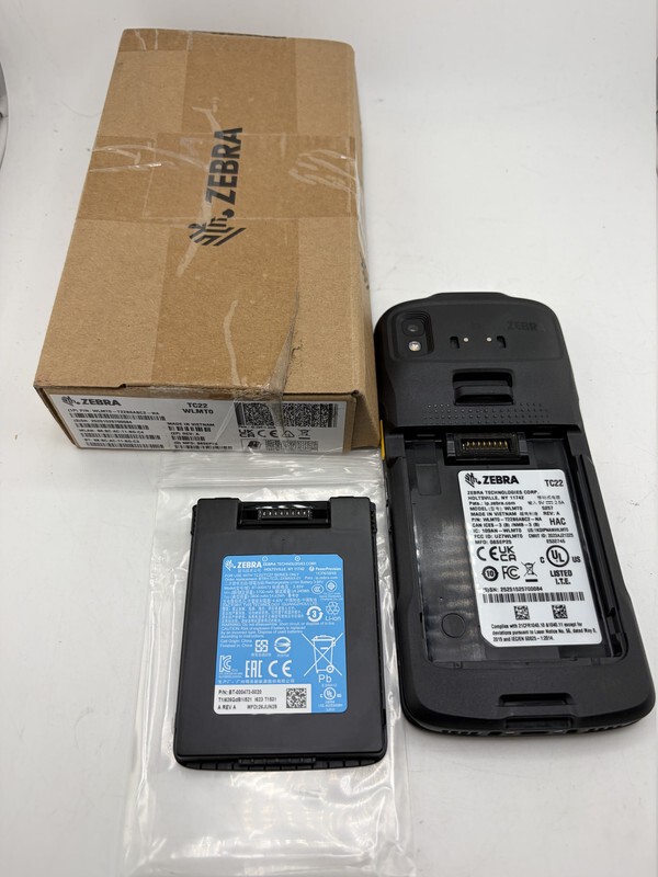 ZEBRA WLMT0 TC22 MOBILE BARCODE SCANNER TOUCH COMPUTER WITH BATTERY – LOCKED
