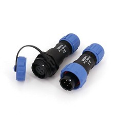 SP13 Waterproof IP68 In-Line Male and Female Circular Cable Plug Connector